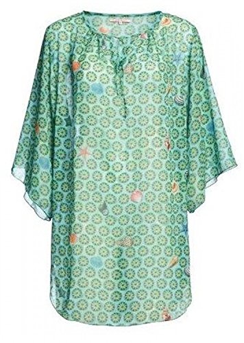 PiP Studio Damen Tunika Kleid Tunic Darlin Dreiviertel Ärmel maritimer Druck, Grösse:M - 38;Farbe:grün von PiP Studio