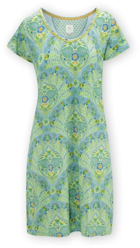 PiP Studio Djoy Short Sleeve Nightdress Alba Farbe Blue Green Größe L Nachthemd Kurzärmlig bunt von PiP Studio