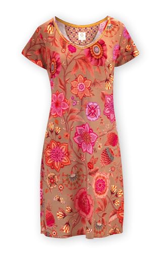 PiP Studio Djoy Short Sleeve Nightdress Viva las Flores Größe 40, Farbe Pink von PiP Studio