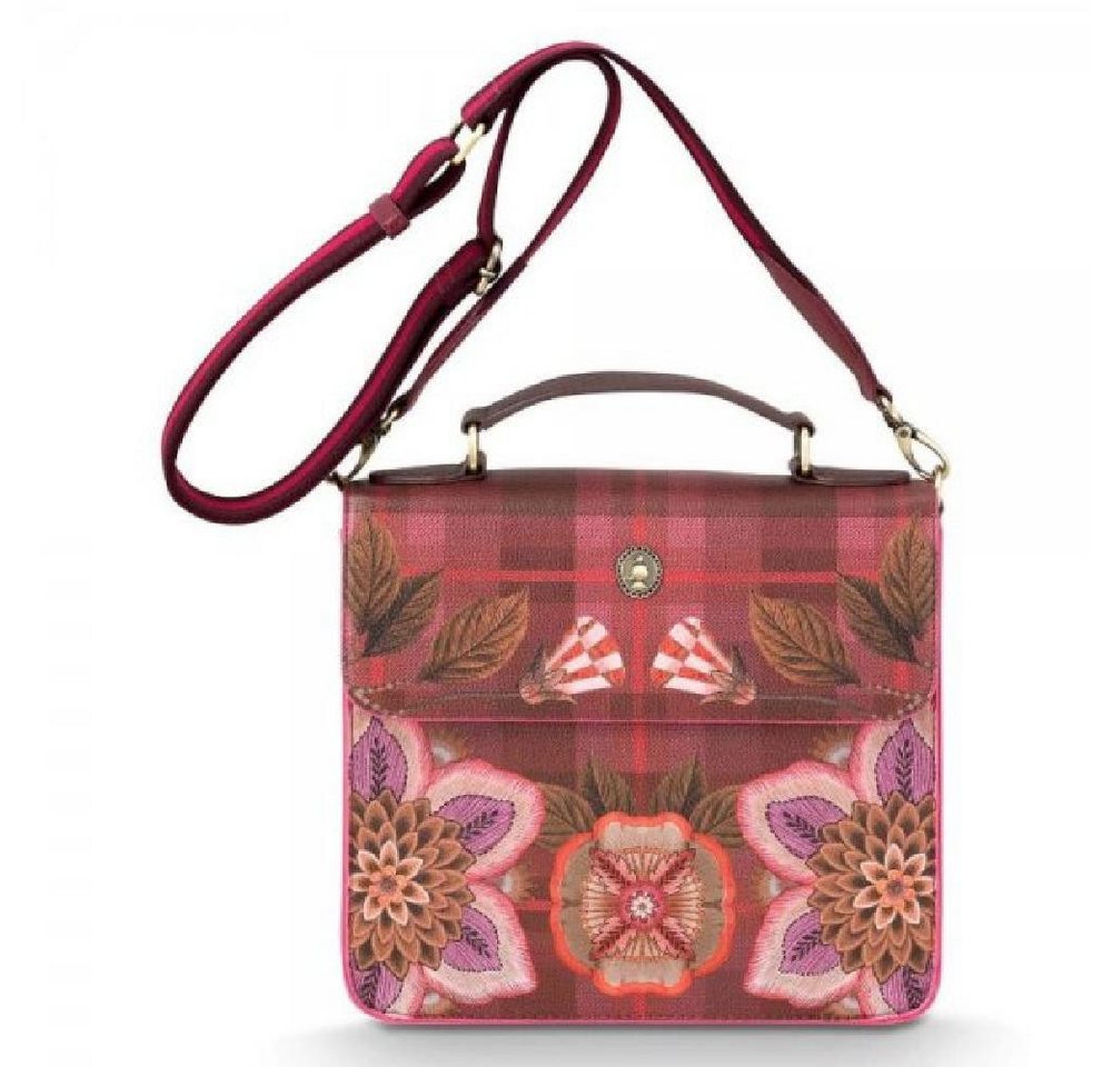 PiP Studio Handtasche Schultertasche Cross Body Flores Felices Red (M) von PiP Studio