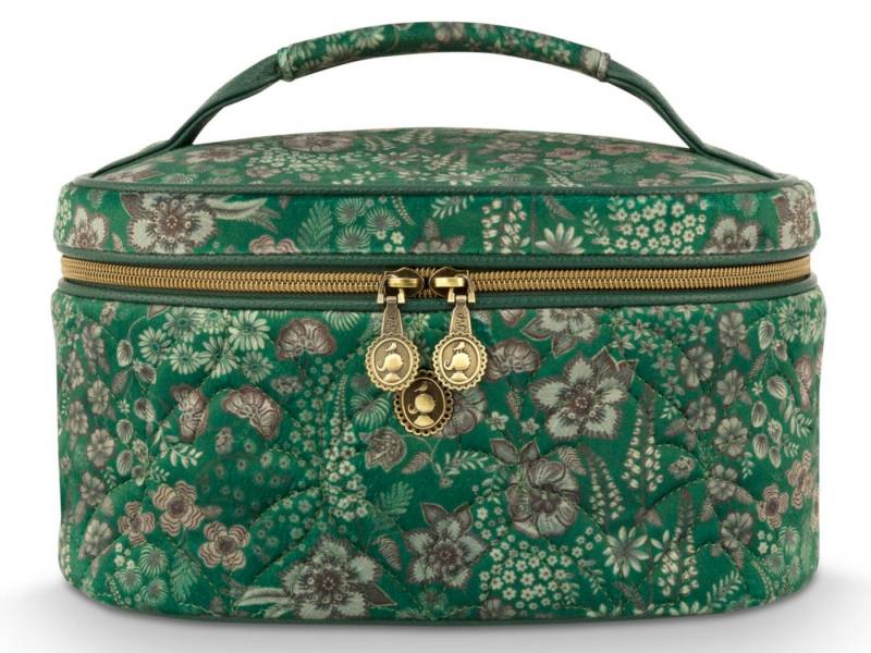 PiP Studio Kosmetiktasche Cleo Kosmetiktasche gesteppt Daisy Dreams grün 26cm von PiP Studio