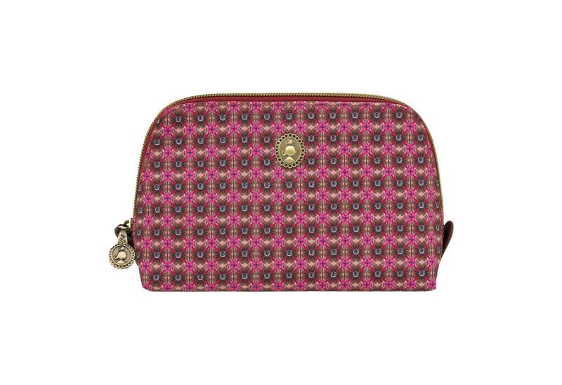 PiP Studio Kosmetiktasche Coby Cosmetic Bag Triangle Small Clover, Metallpatch auf der Vorderseite von PiP Studio