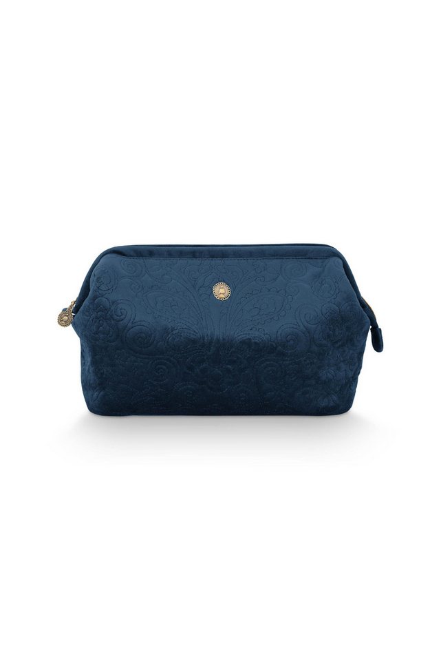 PiP Studio Kosmetiktasche Pip Studio, Kosemtiktasche, Samt Quiltey Days, Blau, 30x13.8x20.7 von PiP Studio
