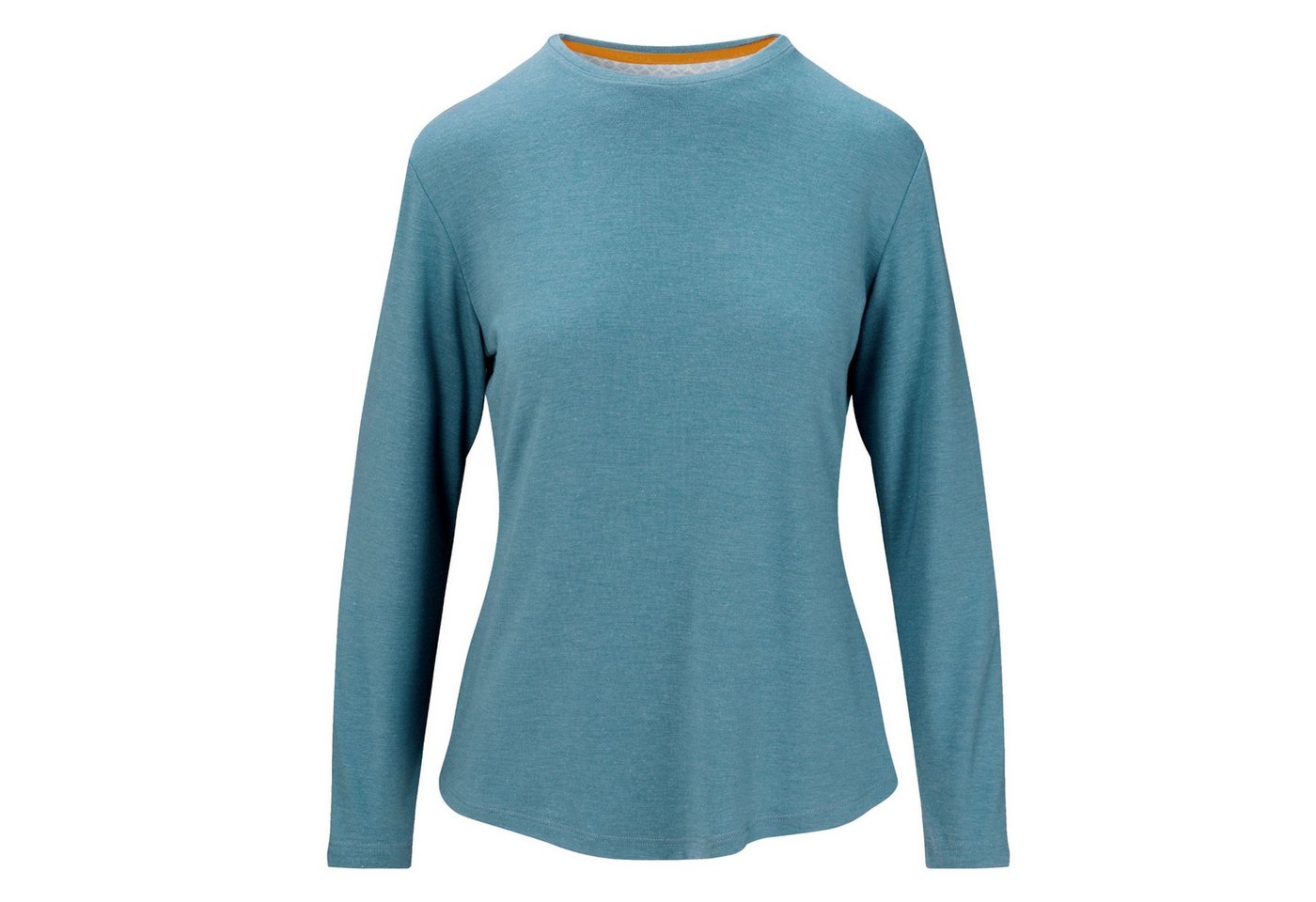 PiP Studio Langarmshirt Tom Long Sleeve Top Melee mit kleinem Logo auf der Rückseite von PiP Studio