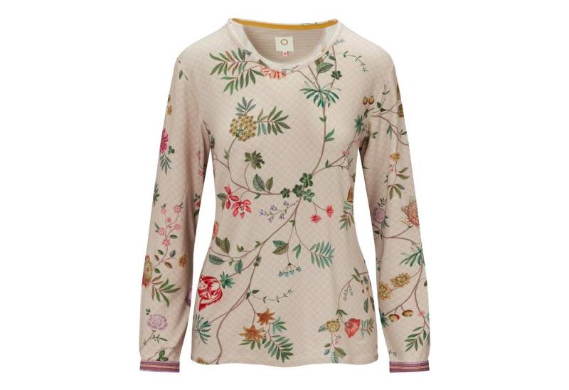 PiP Studio Langarmshirt Trice Long Sleeve Top La Dolce Vita aus weich fließendem Viskosejersey von PiP Studio