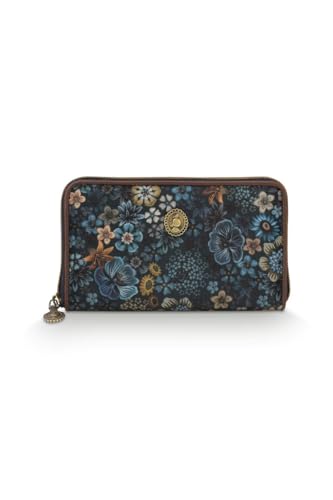 PiP Studio Wallet Tutti i Fiori Blue 18x11x3cm von PiP Studio