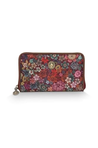 PiP Studio Wallet Tutti i Fiori Pink 18x11x3cm von PiP Studio