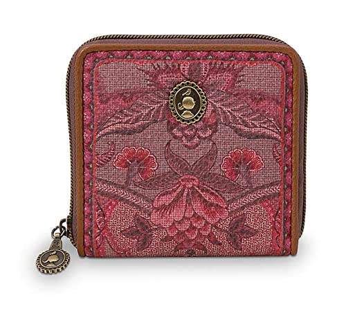 PiP Studio Wallet Square Kyoto Festival Dark Pink 11.5x11.5x2.5cm von PiP Studio