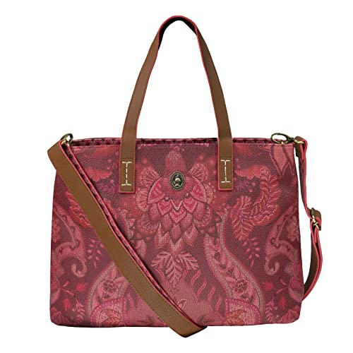 PiP Studio Shopper Small Kyoto Festival Dark Pink 33/39x22x10cm von PiP Studio