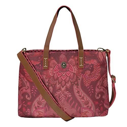 PiP Studio Shopper Small Kyoto Festival Dark Pink 33/39x22x10cm von Pip Studio
