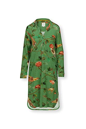 Pip Studio Langarm Nachthemd Diogo Good Nightingale | grün - M von Pip Studio