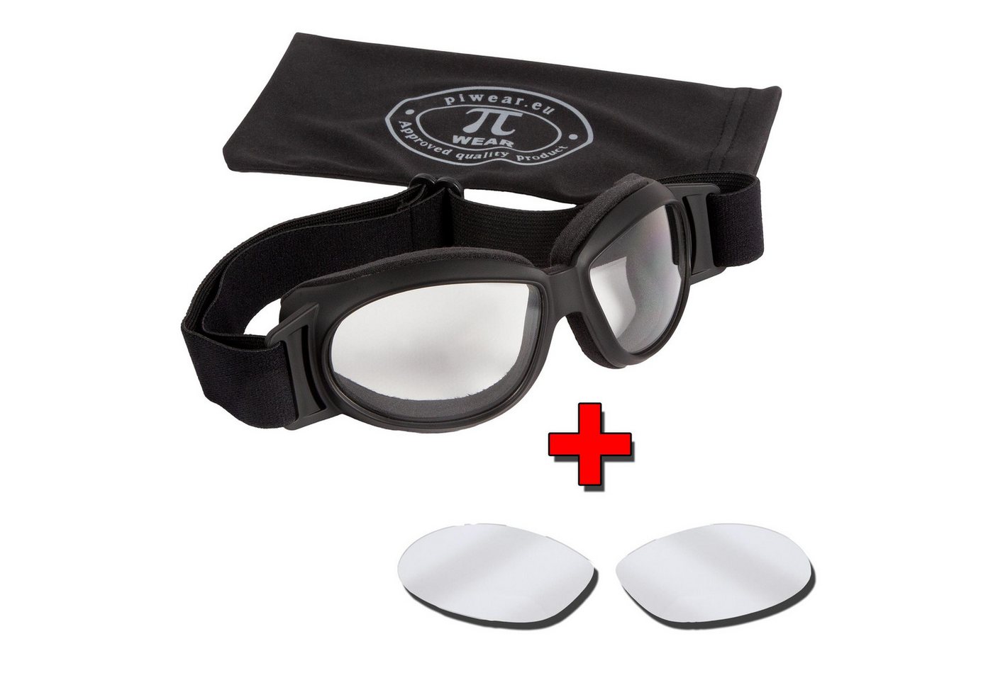PiWear Motorradbrille PiWear Black Hills Kit CL / CLM von PiWear