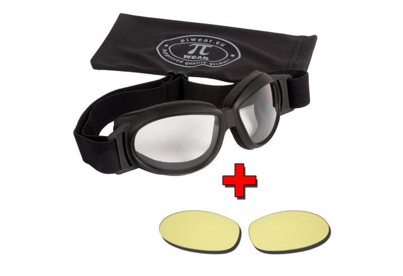 PiWear Motorradbrille PiWear Black Hills Kit CL / YT von PiWear