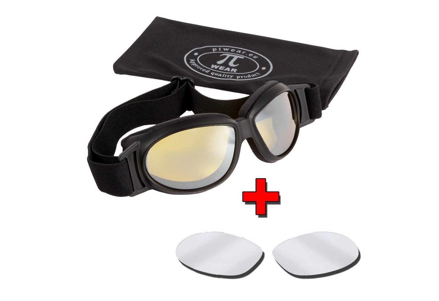 PiWear Motorradbrille PiWear Black Hills Kit YTM / CLM von PiWear