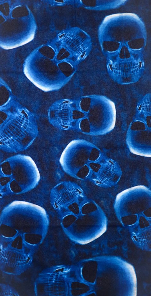 PiWear Schal PiWear Schlauchschal Skull Blue von PiWear