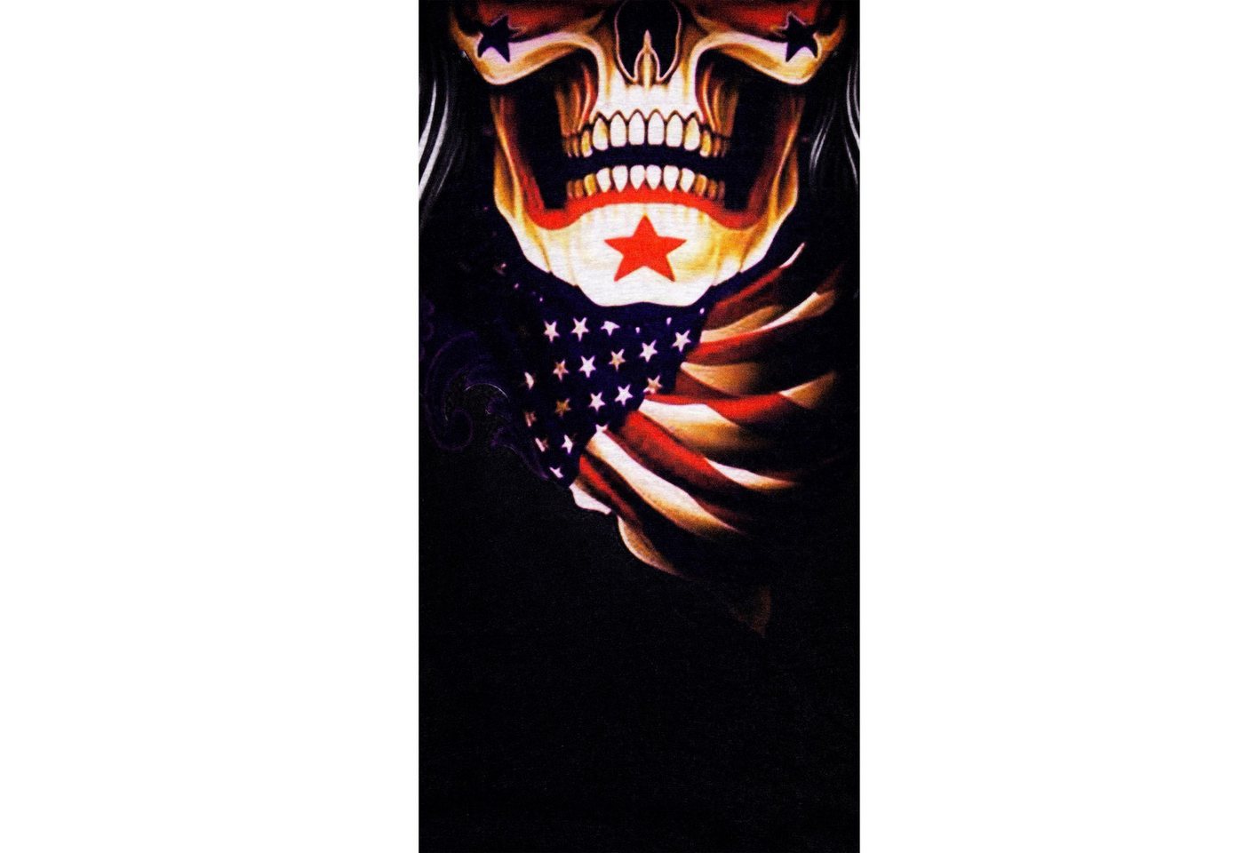 PiWear Schal PiWear Schlauchschal US Skull beidseitig bedruckt von PiWear
