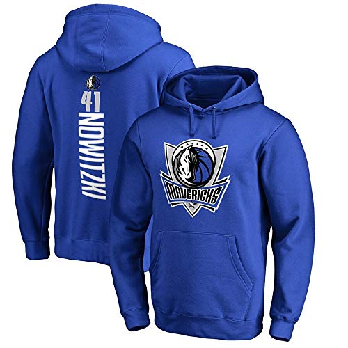 PiWine Kapuze Kleidung UMnisex Langarm Basketball Kleidung Mavericks Pullover Männer NBA Casual Hoodies Basketball Sport Langarm,3XL von PiWine