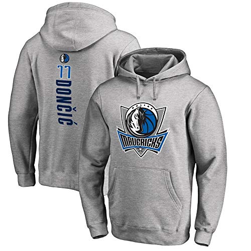 PiWine Pullover Langarm Basketball Sportbekleidung Mavericks Sweatshirt Männer NBA Langarm Kapuzen Sweatshirt,3XL von PiWine