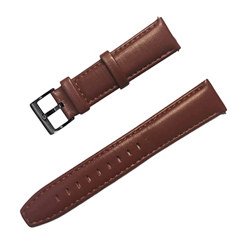 PiWine Uhrenarmbänder, Uhrenarmband, 20 mm/22 mm, handgefertigtes Vintage-Uhrenarmband aus echtem Leder mit Dornschließe, Zubehör for klassische analoge Uhren (Color : Type C10, Size : 20mm) von PiWine