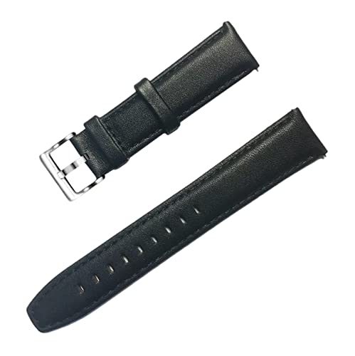 PiWine Uhrenarmbänder, Uhrenarmband, 20 mm/22 mm, handgefertigtes Vintage-Uhrenarmband aus echtem Leder mit Dornschließe, Zubehör for klassische analoge Uhren (Color : Type C5, Size : 22mm) von PiWine