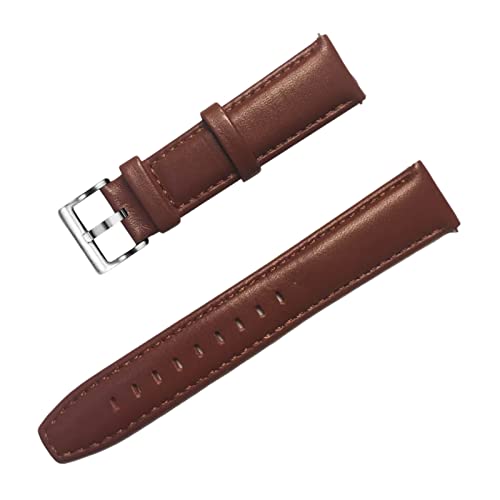 PiWine Uhrenarmbänder, Uhrenarmband, 20 mm/22 mm, handgefertigtes Vintage-Uhrenarmband aus echtem Leder mit Dornschließe, Zubehör for klassische analoge Uhren (Color : Type C9, Size : 22mm) von PiWine