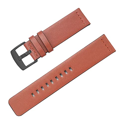 PiWine Uhrenarmbänder, Uhrenarmband, 20 mm/22 mm, handgefertigtes Vintage-Uhrenarmband aus echtem Leder mit Dornschließe, Zubehör for klassische analoge Uhren (Color : Type U2, Size : 20mm) von PiWine