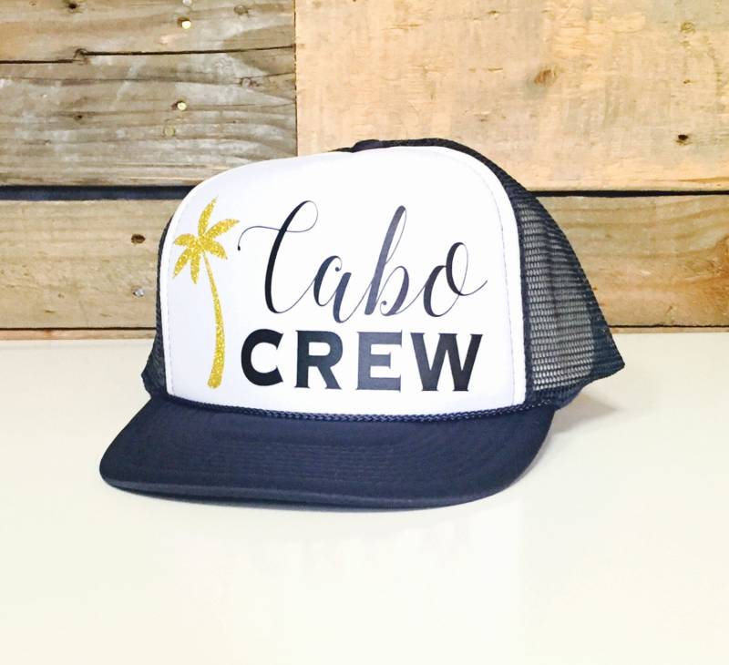 Cabo Crew Trucker Mütze | Hut Für Mädchen Mützen Geschenkideen Flitterwochen Mexiko Hüte von PiaMiaBoutique
