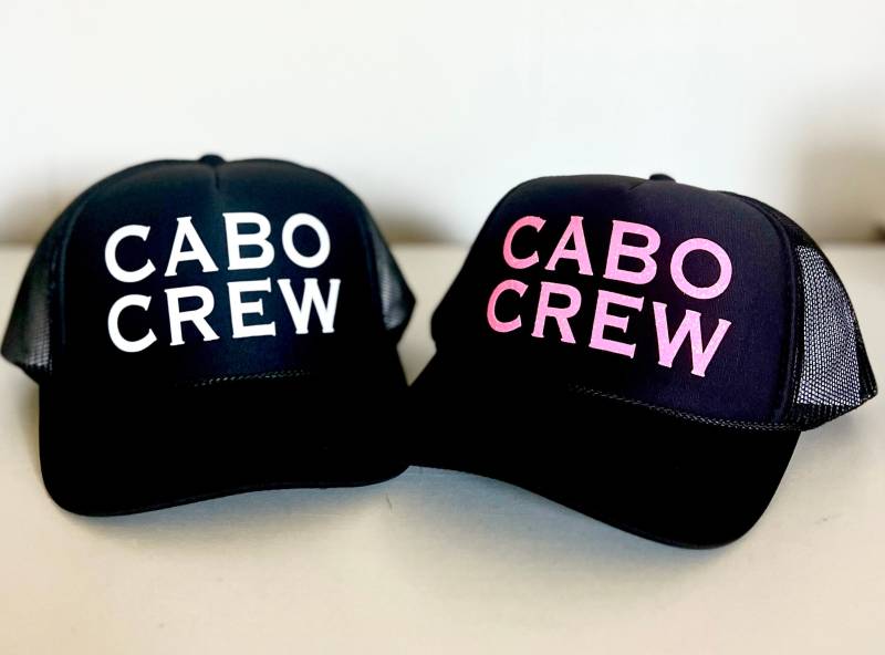 Cabo Crew Trucker Mütze | Hut Mützen Geschenkideen Flitterwochen Urlaubsmütze von PiaMiaBoutique