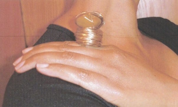 Unavailable - Snickers Handgewickeltes Tigerauge Großer Ring von PiacereMio