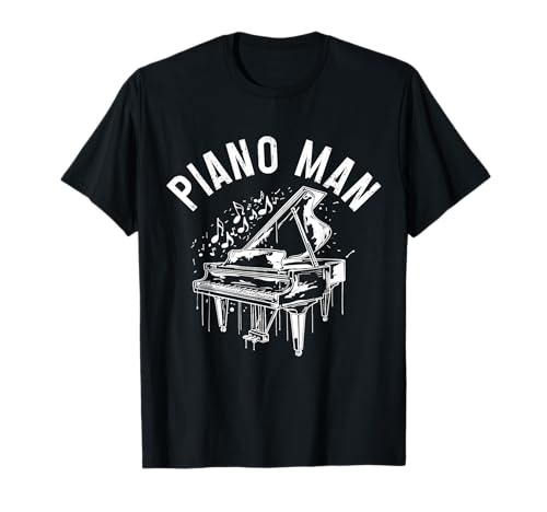 Piano Man Klassische Musik Musiker Keyboard Pianist T-Shirt von Piano Man - Pianist Apparel Co.