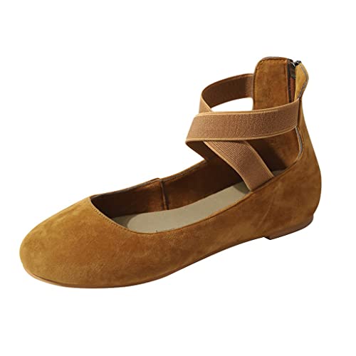 Pianshanzi Damen Klassische Ballerinas Damen Freizeitschuhe Faltbare Tragbare Ballettschuhe Runde Zehe Flache Schuhe Leichtgewichts Sandalen Klassische Ballerinas Freizeitschuhe Leichtgewichts von Pianshanzi