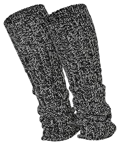1 Paar Stulpen Damen warme Bein-Stulpen in Wolle Strick - anthrazit melange 1 Paar Stulpen Damen warme Bein-Stulpen in Wolle Strick - anthrazit melange von Piarini