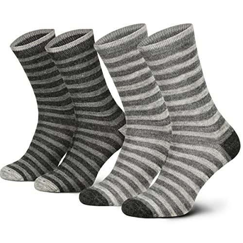 2 Paar Alpaka Wollsocken Herren Geringelt atmungsaktive Kuschelsocken Wolle 39 40 41 42 2 Paar Alpaka Wollsocken Herren Geringelt atmungsaktive Kuschelsocken Wolle 39 40 41 42 von Piarini