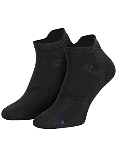 Laufsocken I 3 Paar I Damen & Herren I Atmungsaktive Antiblasen Sportsocken I Für Freizeit- & Profiläufer I schwarz 39-42 von Piarini