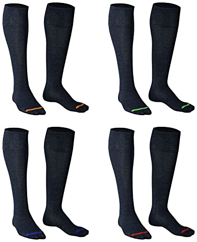 Piarini 39-42 4 Paar Business Kniestrümpfe Herren lang - Baumwollstrümpfe ohne Gummibund Baumwolle - Herrenstrümpfe jeans blau dunkelblau farbige Spitze Piarini 39-42 4 Paar Business Kniestrümpfe Herren lang - Baumwollstrümpfe ohne Gummibund Baumwolle - Herrenstrümpfe jeans blau dunkelblau farbige Spitze von Piarini