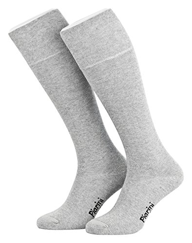 Piarini 39-42 4 Paar Damen Kniestrümpfe lang - Baumwollstrümpfe ohne Gummibund - Damenstrümpfe Baumwolle grau Piarini 39-42 4 Paar Damen Kniestrümpfe lang - Baumwollstrümpfe ohne Gummibund - Damenstrümpfe Baumwolle grau von Piarini
