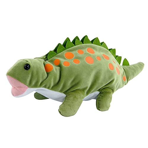 Piarktoy Federmäppchen für Jungen, 3D-Plüsch-Stiftbeutel, Schreibwaren-Etui für Schulbedarf, Organizer, Stifteetui, grüner Dinosaurier von Piarktoy