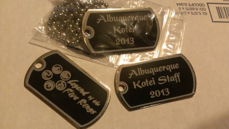 Hundeanhänger Aus Stahl, 1 Oder 2 Seiten Graviert, 32" Kette Verfügbar von PiasaProductions