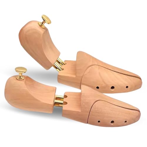 Piashow Schuhspanner Herren Damen, Schuhspanner Zedernholz mit Einstellbarer Federn für Alle Schuhe (39-40) von Piashow