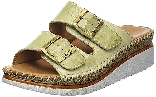 Piazza Damen 900090-07 Slipper, grün, 38 EU von Piazza