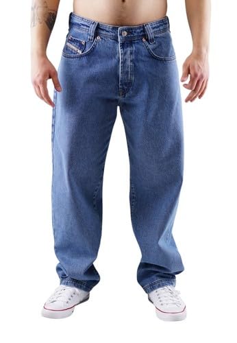 PICALDI Herren Jeans Zicco 471 Detroit Denim Blue – Relaxed Tapered Fit mit tiefem Schritt – weiter Karottenschnitt, leicht zulaufendes Bein – Denim Jeans für Streetwear, Skater, Hip-Hop Style von Picaldi