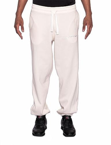 Picaldi® Sweatpant Galaxy | Freizeithose Trainingshose Sporthose Jogginghose | Jogger mit Zugband (M, Ecru) von Picaldi