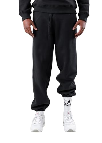 Picaldi® Sweatpant Hustle | Freizeithose Trainingshose Sporthose Jogginghose | Jogger mit Zugband (DE/NL/SE/PL, Alphanumerisch, M, Regular, Regular, Black) von Picaldi