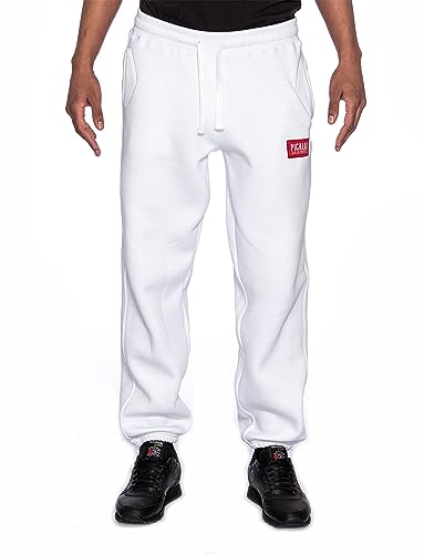 Picaldi® Sweatpant Originals | Freizeithose Trainingshose Sporthose Jogginghose | Jogger mit Zugband (S, White) von Picaldi