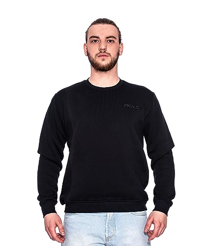 Picaldi® Sweatshirt Basic | Streetwear Sport Casual Pullover | Rundhalsausschnitt (L, Marine Blue) von Picaldi