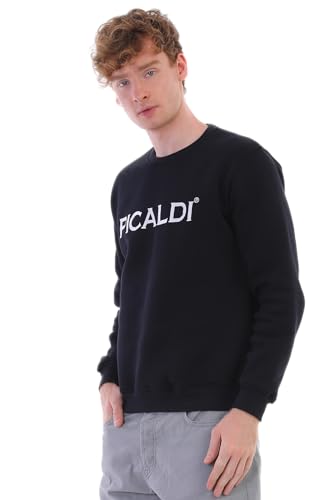 Picaldi® Sweatshirt Charlie | Streetwear Casual Pullover | Rundhalsausschnitt (XL, Black) von Picaldi