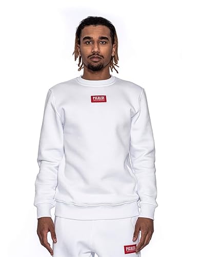 Picaldi® Sweatshirt Originals | Streetwear Sport Casual Pullover | Rundhalsausschnitt (L, White) von Picaldi