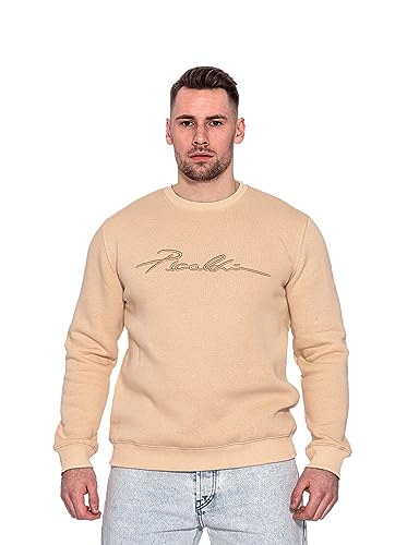 Picaldi® Sweatshirt Signature | Streetwear Sport Casual Pullover | Rundhalsausschnitt (L, Beige) von Picaldi