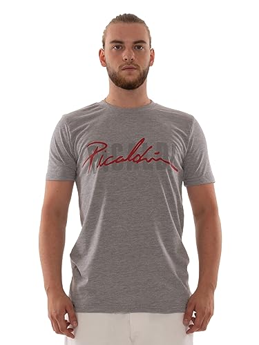 Picaldi® T-Shirt Collection | Kurzarm T-Shirt mit Print | Freizeit Oberteil (L, Grey) von Picaldi