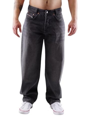 PICALDI Herren Jeans Zicco 471 Graphit Washed Anthracite – Relaxed Tapered Fit mit tiefem Schritt – weiter Karottenschnitt, leicht zulaufendes Bein – Denim Jeans für Streetwear, Skater, Hip-Hop Style von Picaldi